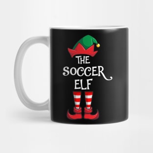 Soccer Elf Matching Family Christmas Sporty Mug